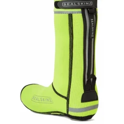 Overschoenen < SealSkinz Hempton Fietoverchoenen All Weather met Geloten Zool - Neon Yellow