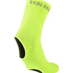 SealSkinz Thetford Waterdichte Fietsoversokken voor Alle Weersomstandigheden - Neon Yellow