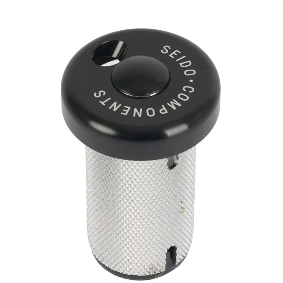 SEIDO Banjo Carbon Starre Voorvork - 28" | 53mm Offset | Tapered | Flatmount - 12x100mm - glossy black