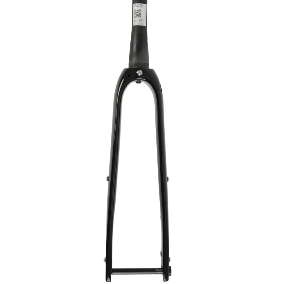 SEIDO Banjo Carbon Starre Voorvork - 28" | 53mm Offset | Tapered | Flatmount - 12x100mm - glossy black