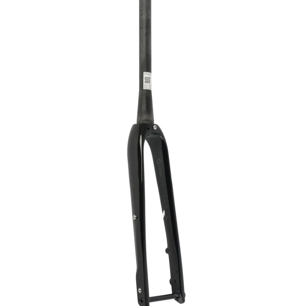 SEIDO Banjo Carbon Starre Voorvork - 28" | 53mm Offset | Tapered | Flatmount - 12x100mm - glossy black