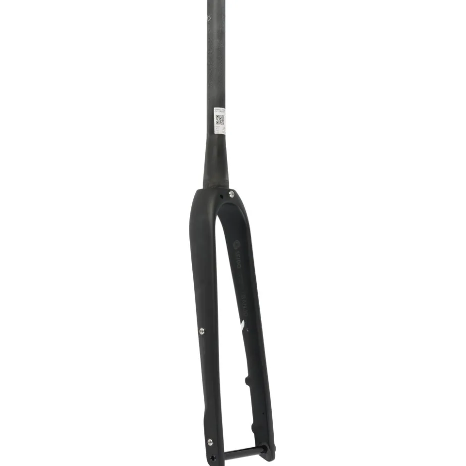 Vaste Voorvorken < SEIDO Banjo Carbon Starre Voorvork - 28" | 53mm Offset | Tapered | Flatmount - 12x100mm - matt black