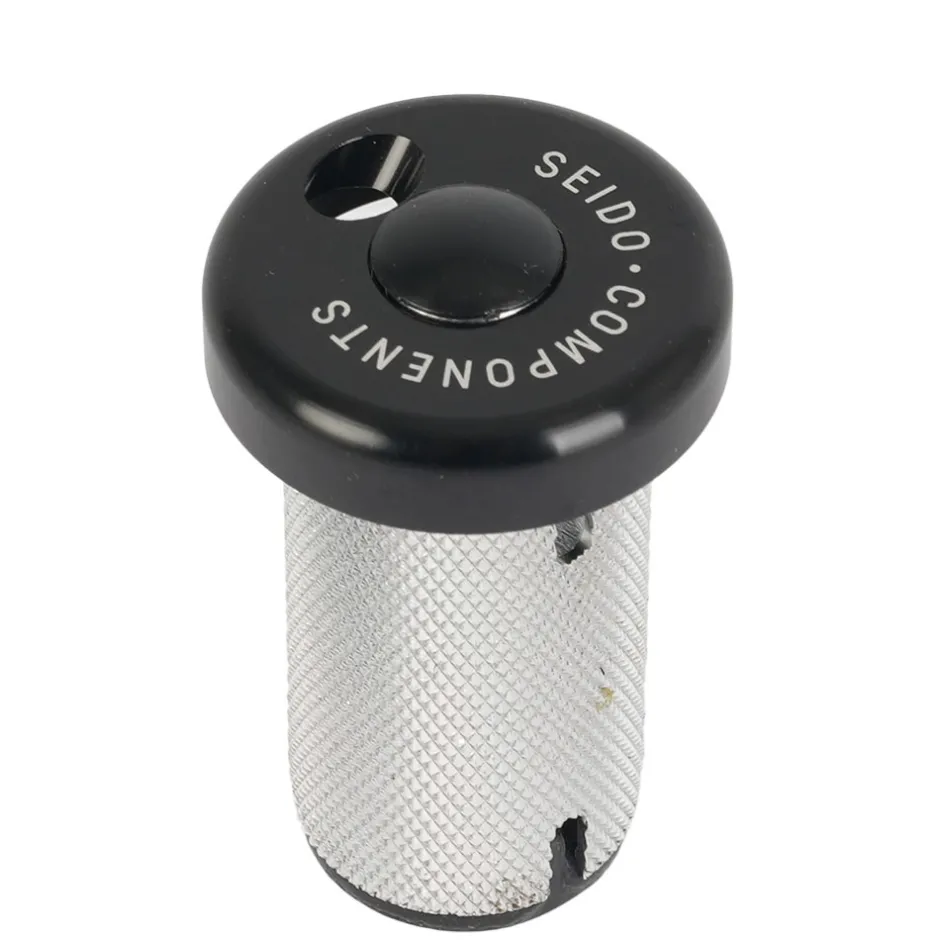 Vaste Voorvorken < SEIDO Banjo Carbon Starre Voorvork - 28" | 53mm Offset | Tapered | Flatmount - 12x100mm - matt black