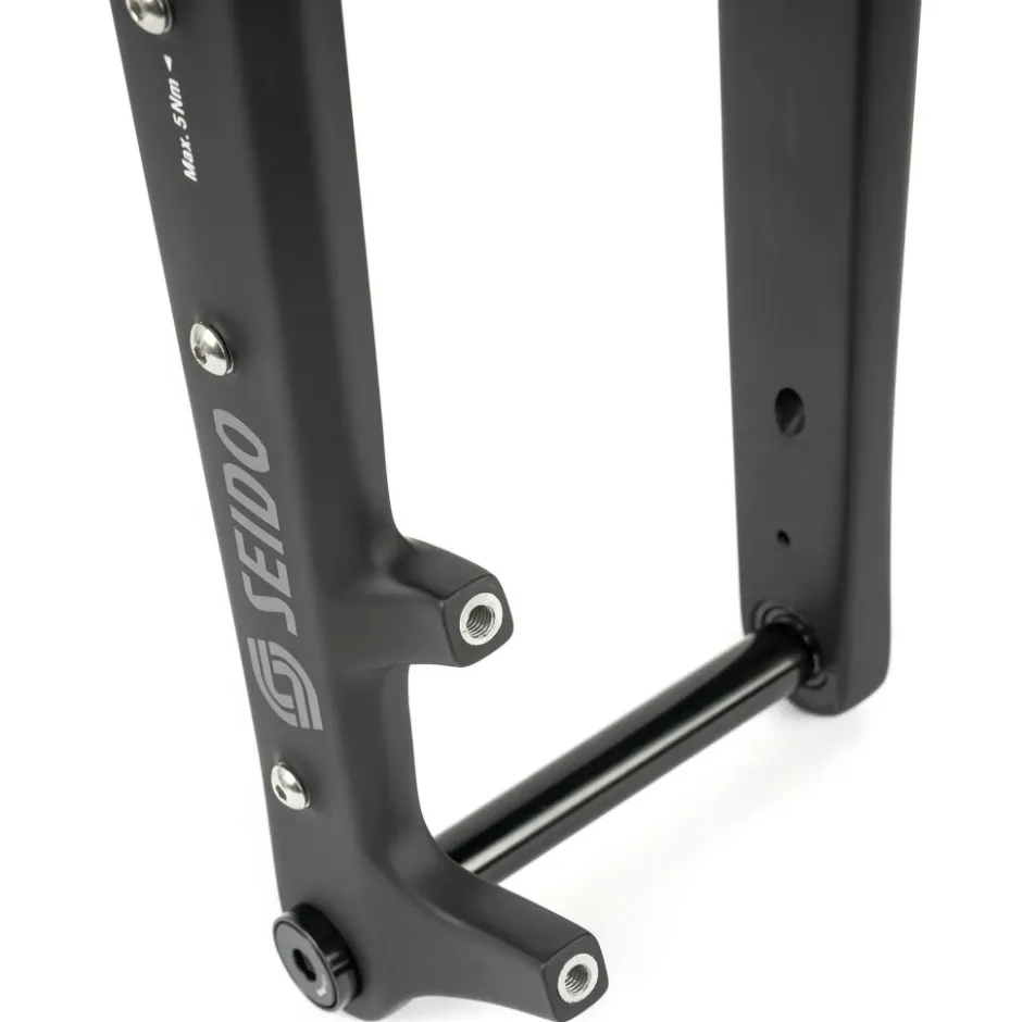 Vaste Voorvorken < SEIDO TAZA Carbon Voorvork - 27,5" / 29" | 1-1/8 - 1-1/2" Tapered | Post Mount | 15x110mm - zwart