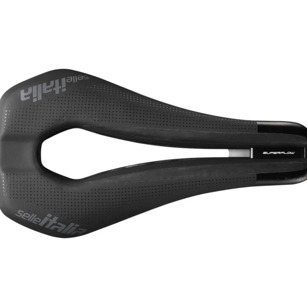 Selle Italia Watt Gel Zadel - Superflow | TI 316 - U3 | zwart