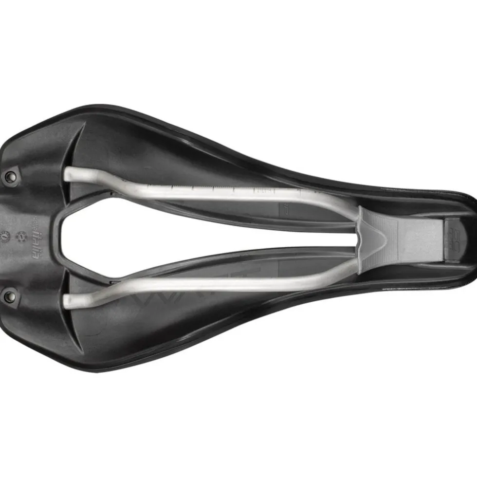 Selle Italia Watt Gel Zadel - Superflow | TI 316 - U3 | zwart