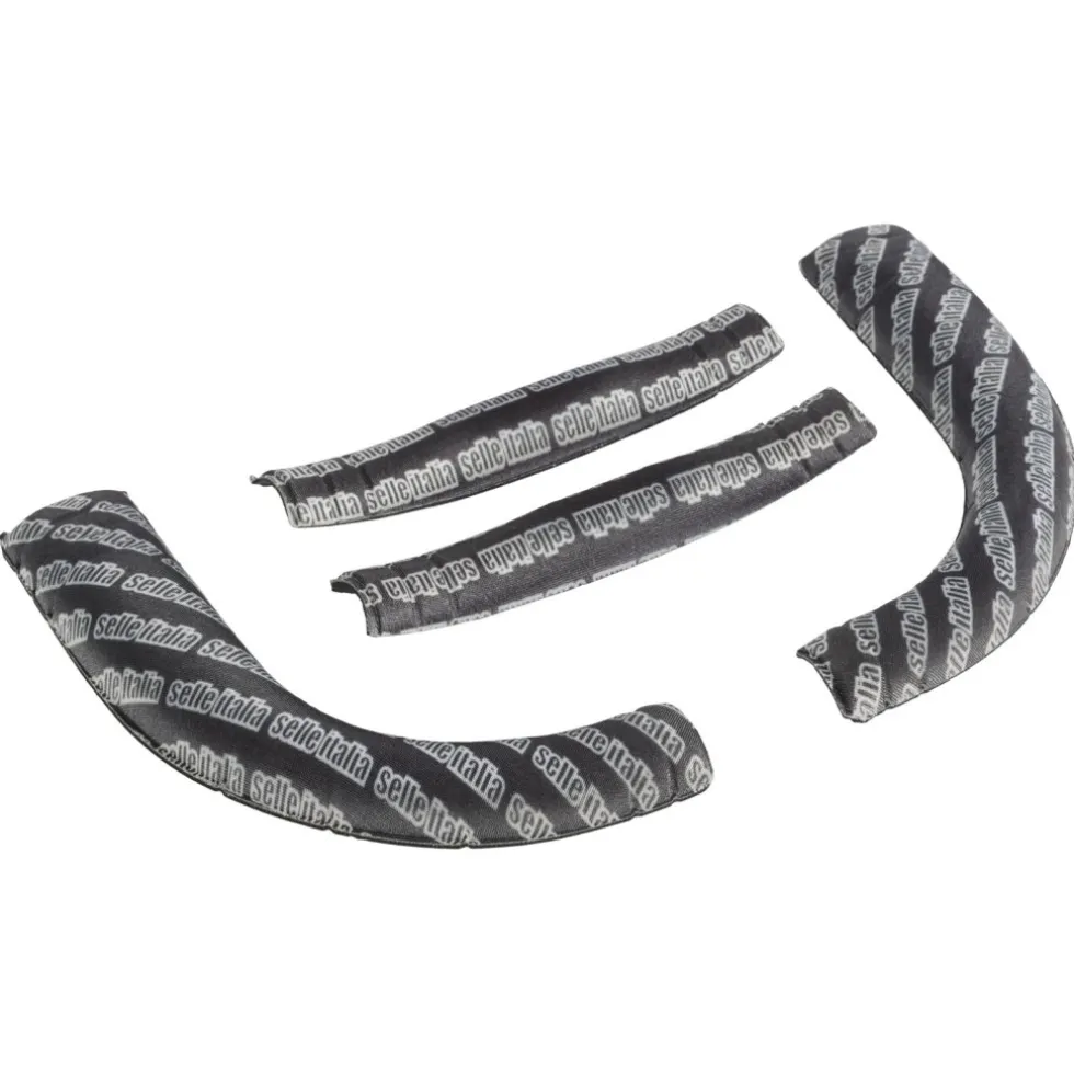 Selle Italia Shock Absorber Kit - Handlebar Tape + Bar Pad - white