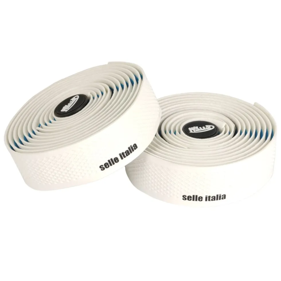 Selle Italia Shock Absorber Kit - Handlebar Tape + Bar Pad - white