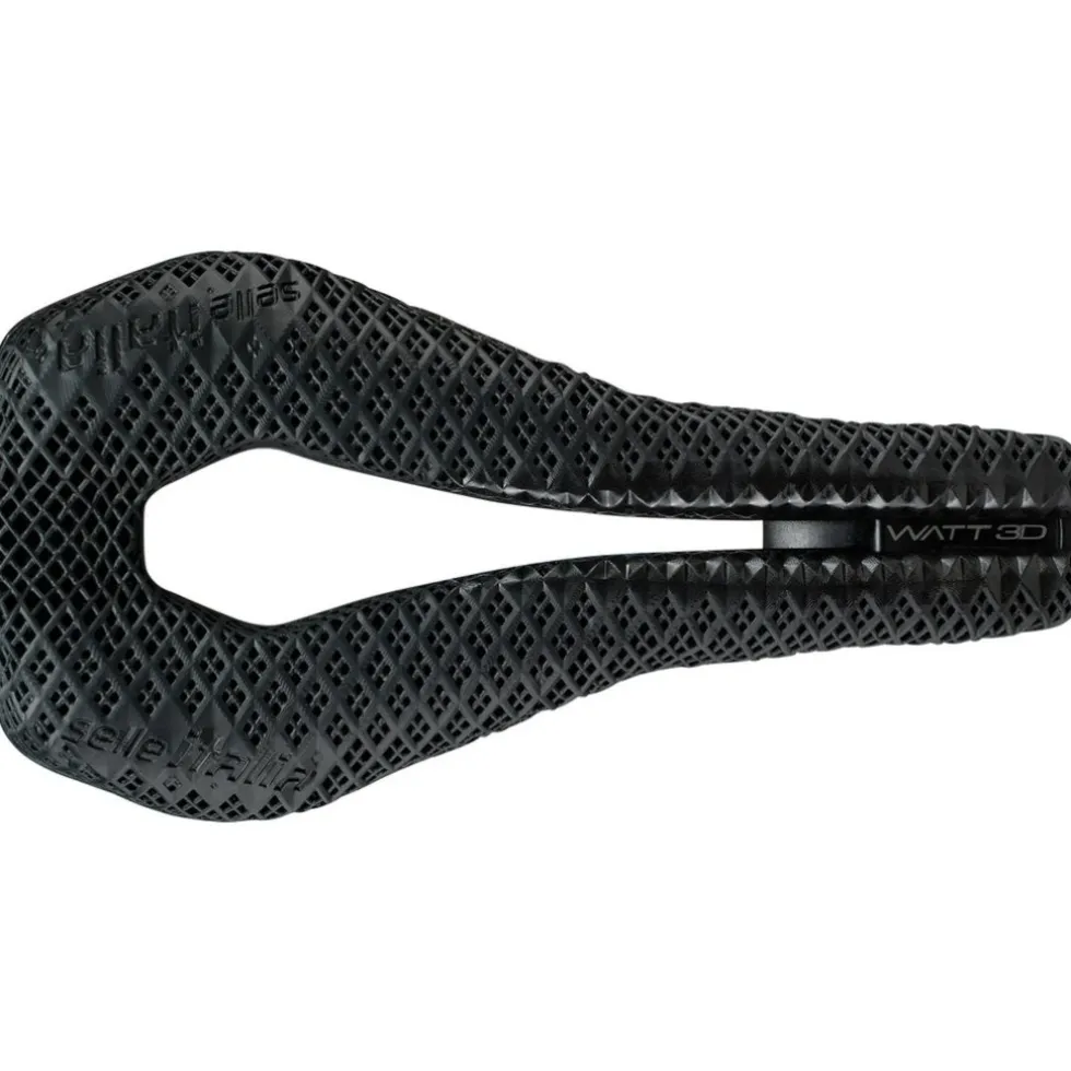 Selle Italia WATT 3D TI 316 Superflow Zadel - U3 | zwart