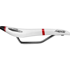 Selle San Marco Aspide Racing Open-Fit Saddle - Narrow S2 - red/white