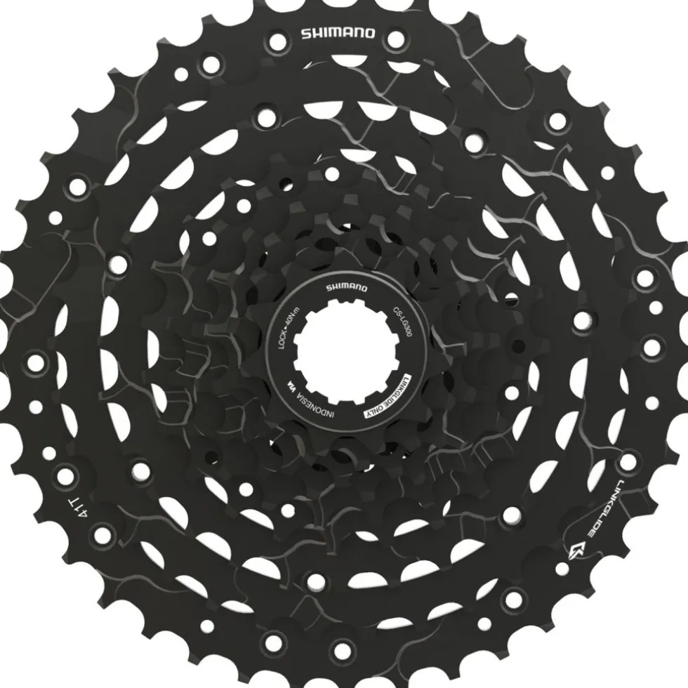 Shimano CS-LG300 Cassette - LinkGlide | 9-voudig - 11-41 Tanden