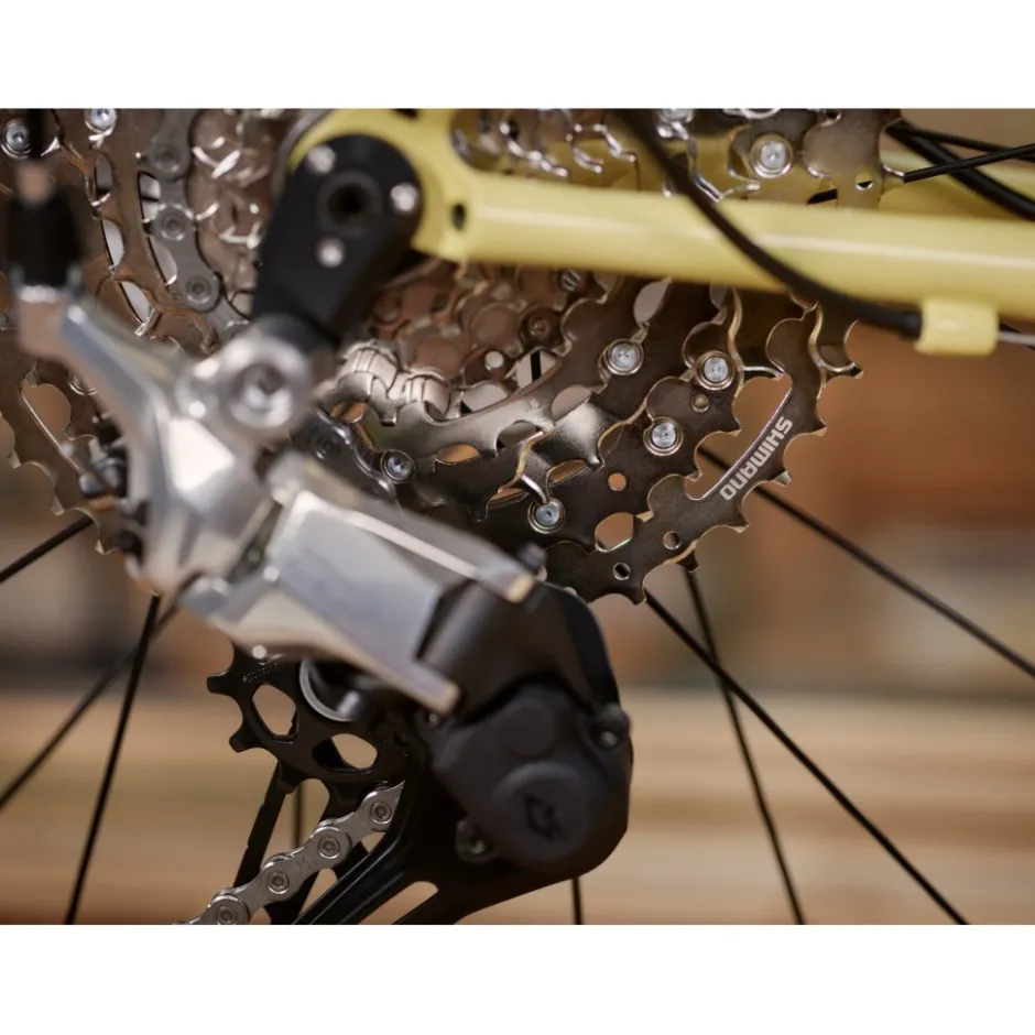 E-Bike Aandrijving|Cassettes < Shimano CS-LG400 Cassette - LinkGlide | 10-voudig | Polished Silver Edition