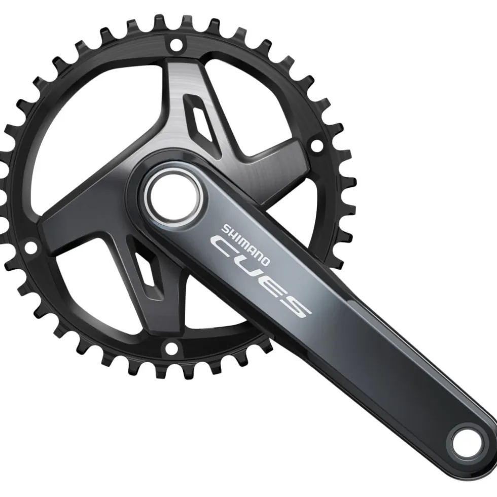 Shimano CUES FC-U8000-1 Crankset - Hollowtech II | 9/10/11-voudig - zonder Kettingbeschermer