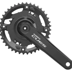 Shimano CUES FC-U4000-2 Crankset - Square Type (Vierkant) | 9/10/11-voudig - zonder Kettingbeschermer