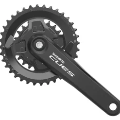 Shimano CUES FC-U4000-2 Crankset - Square Type (Vierkant) | 9/10/11-voudig - zonder Kettingbeschermer