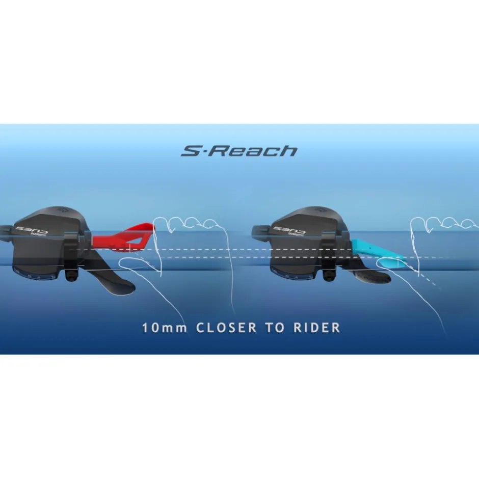 Shifters < Shimano CUES SL-U6050 Schakelhendel - Rapidfire Plus | OGD - 11-voudig | rechts (11R)