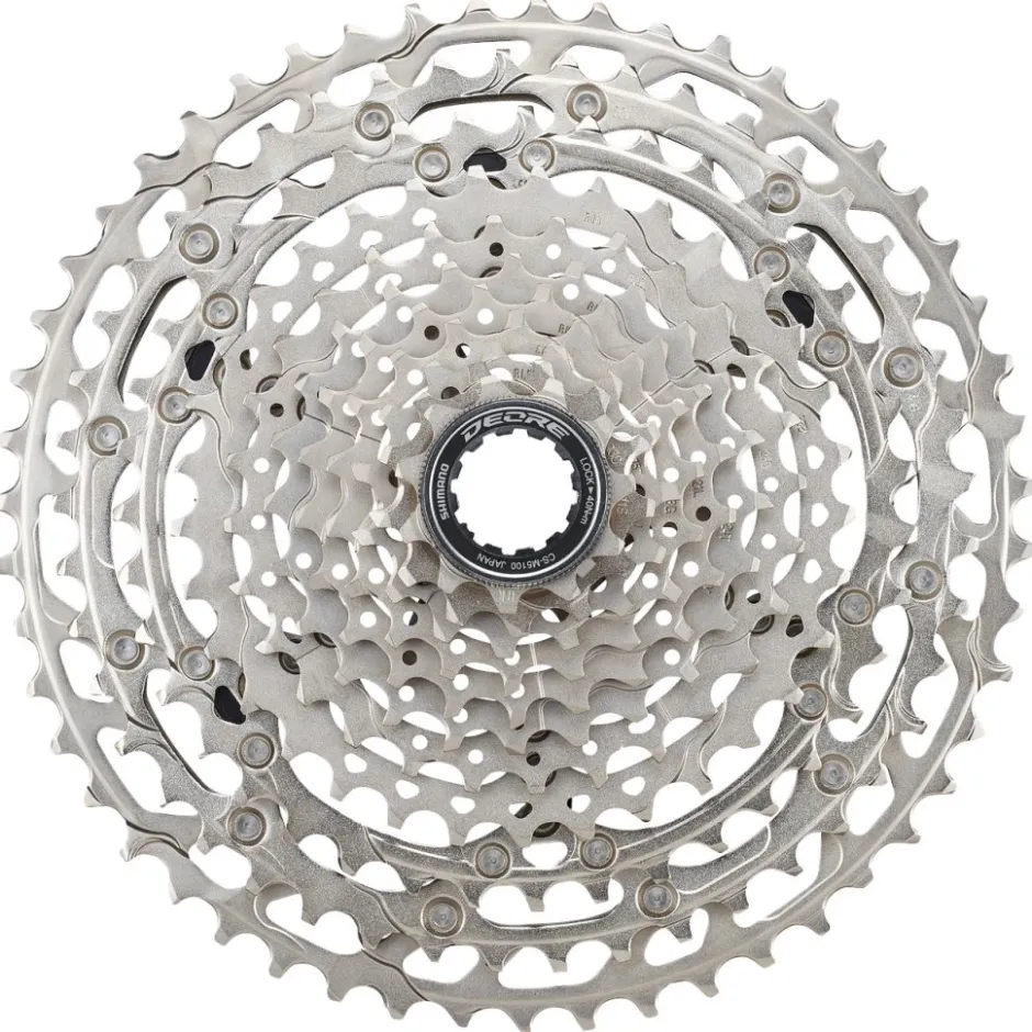 Cassettes < Shimano Deore CS-M5100 Cassette 11-speed - zilver - Speciale Aanbieding