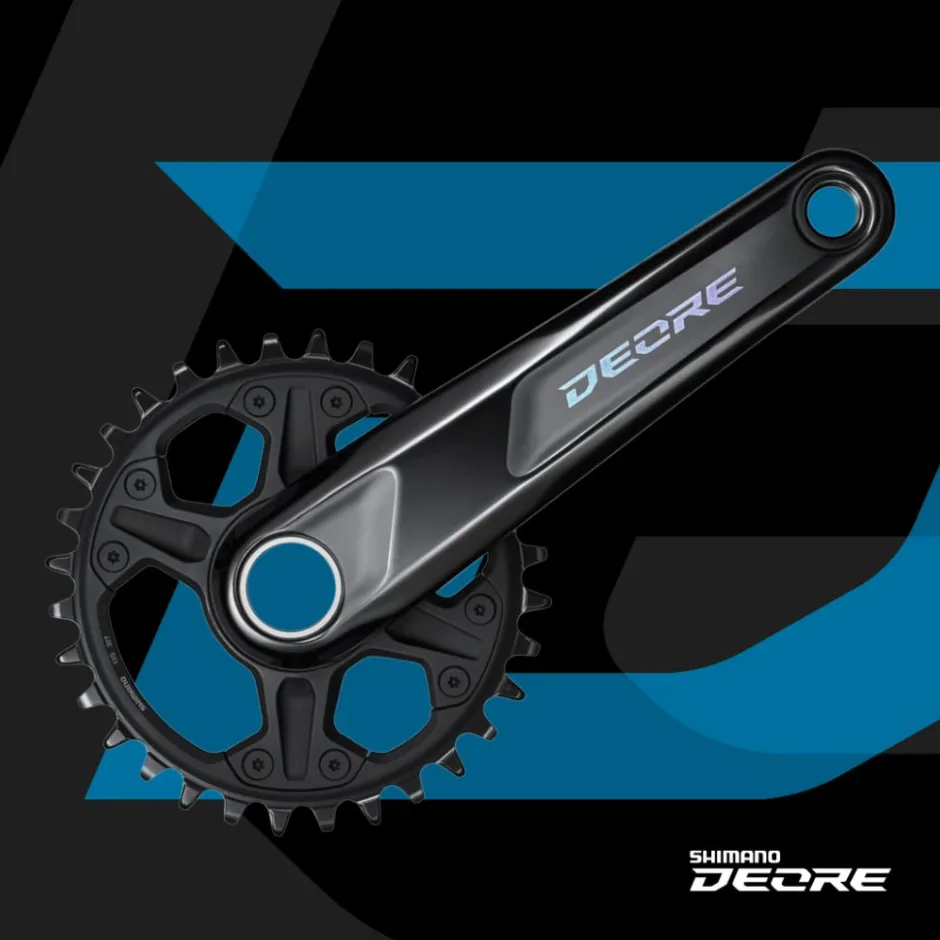 Crankstellen < Shimano Deore FC-M6100-1 Crankset 1x12-speed - zwart