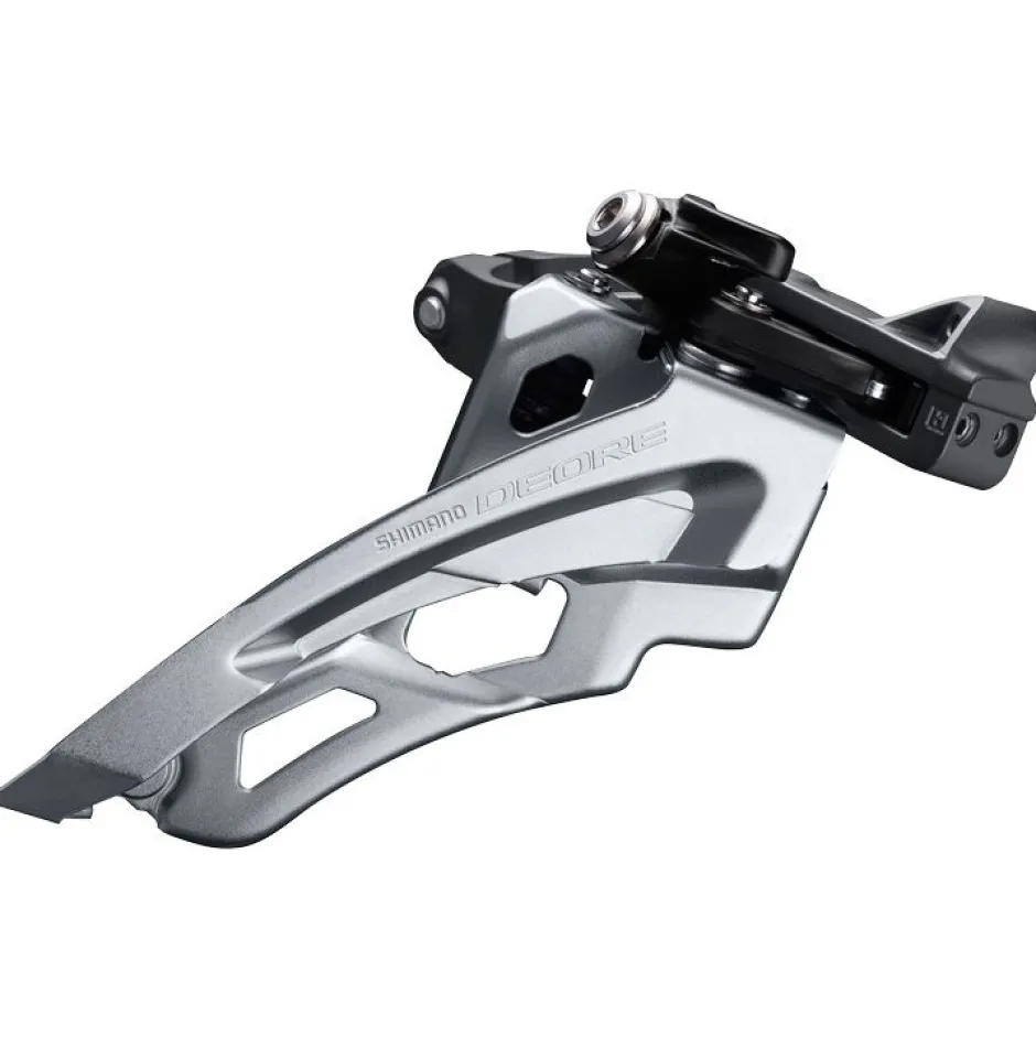 Voorderailleurs < Shimano Deore FD-M6000 Side Swing Front Derailleur - 3x10-speed - Front Pull