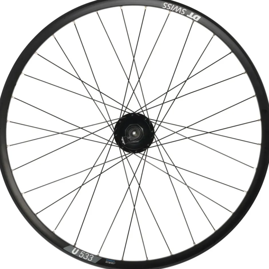 E-Bike Wielen, Velgen En Naven < Shimano | DT Swiss - DH-3D37 | U 533 Voorwiel - 26" | Clincher | Centerlock - 9x100mm QR