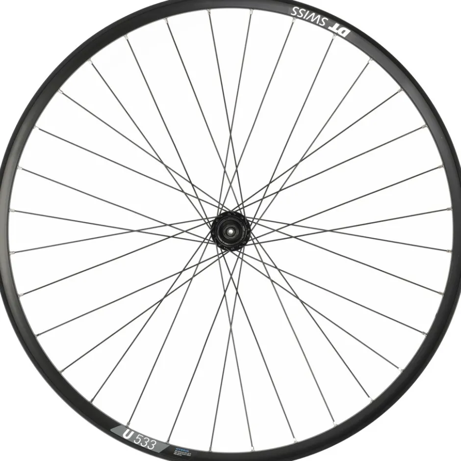 Wielen En Wielsets|E-Bike Wielen, Velgen En Naven < Shimano | DT Swiss FH-QC400 | U 533 Achterwiel - 28" - Centerlock | 10x135mm | QR - Shimano HG