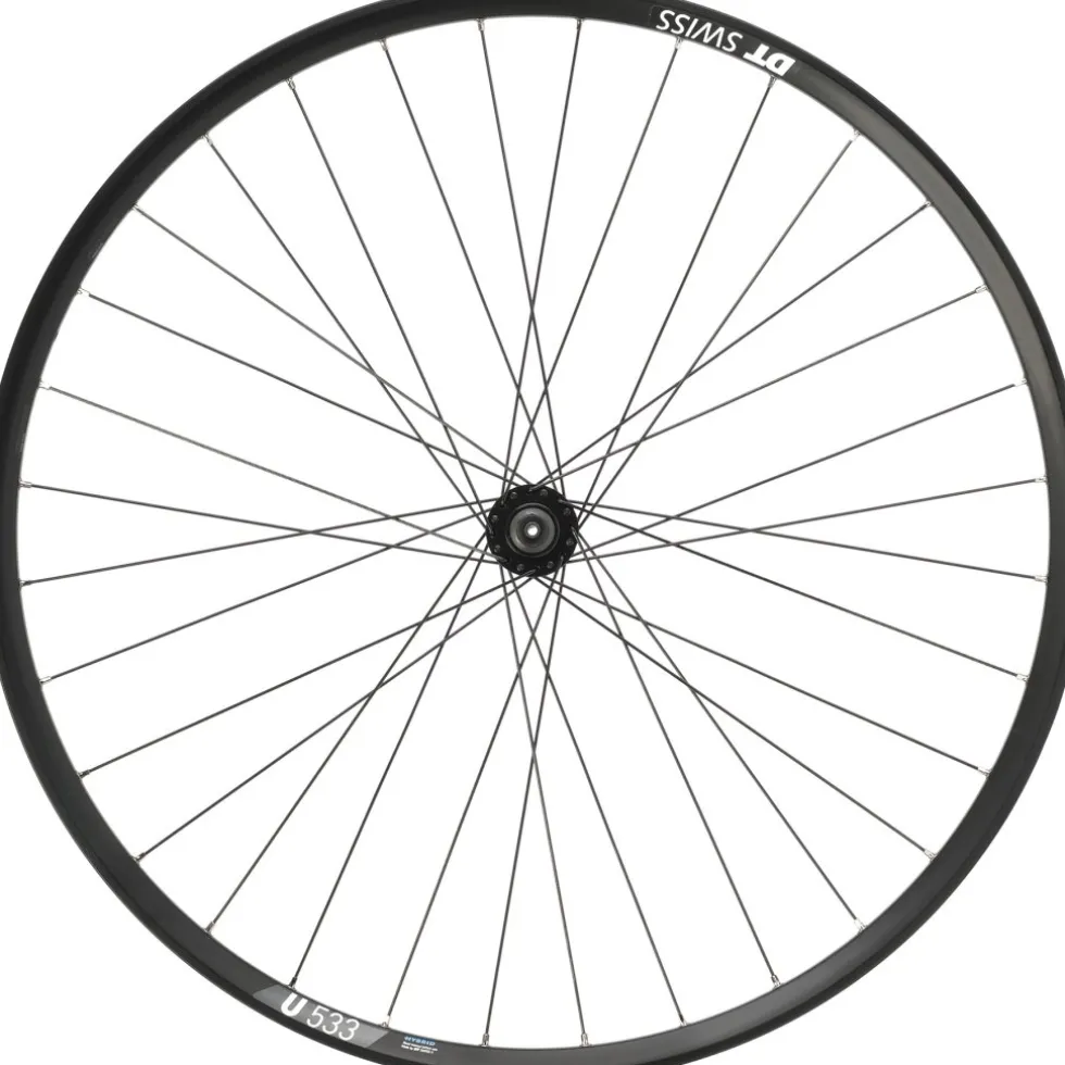 Shimano | DT Swiss HB-QC400 | U 533 Voorwiel - 28" - Centerlock | 10x100mm | QR