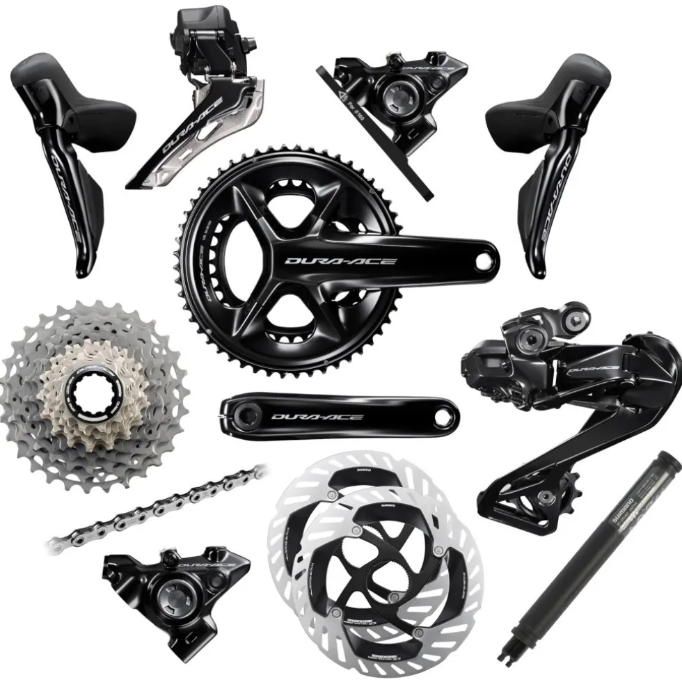Shimano Dura Ace Di2 R9200/R9250 Schakelgroep - 2x12-voudig - zwart