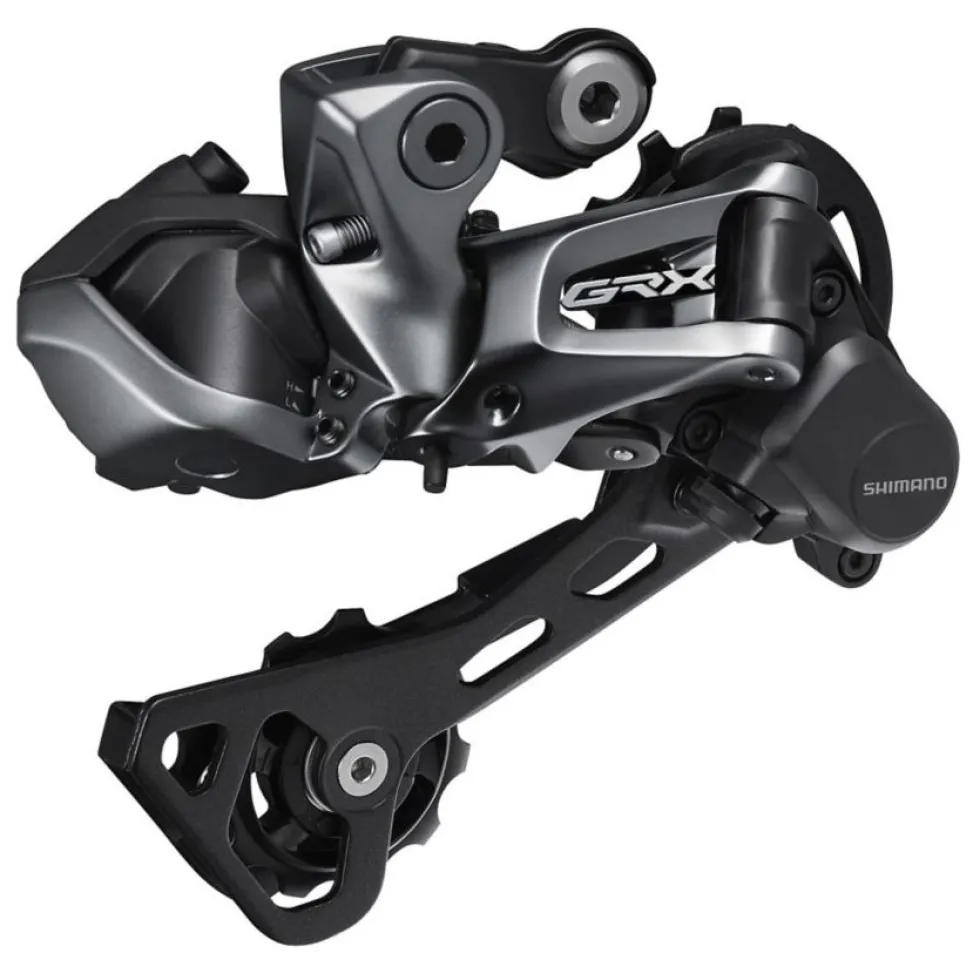 Shimano GRX Di2 RD-RX815-GS / RD-RX817-GS Shadow RD+ Achterderailleur | 11-Voudig | Middellange Kooi - zwart