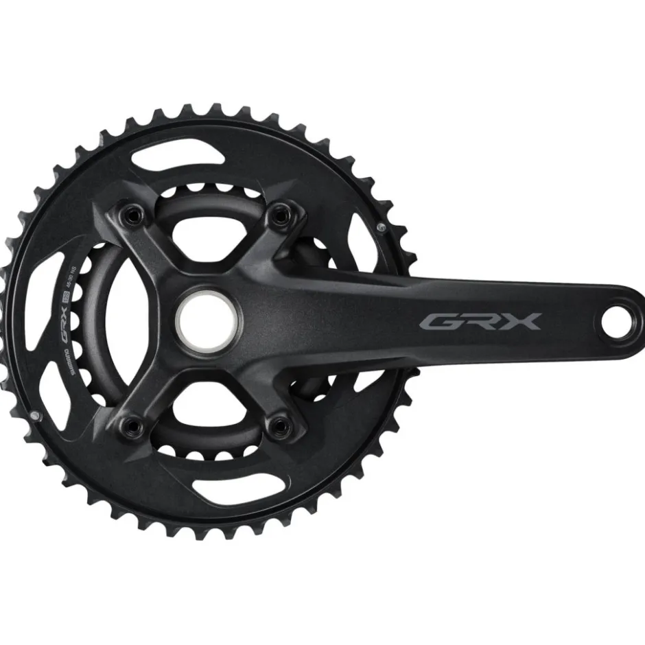 Crankstellen < Shimano GRX FC-RX610 Crankset - 2x12-voudig - zwart
