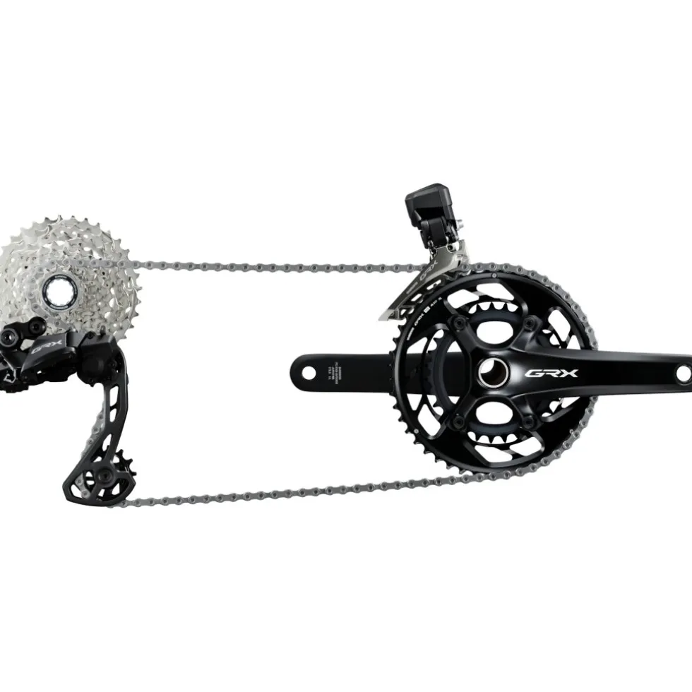 Shimano GRX RX825 Schakelgroep - Di2 | 2x12-voudig | met CS-R8101 Cassette (11-34T)
