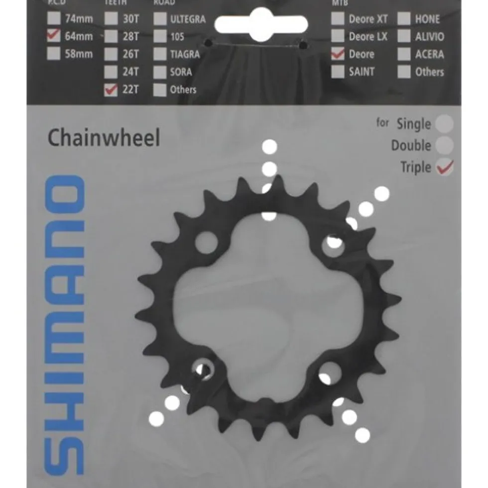 Shimano Kettingblad - 3x9-Voudig | voor Deore FC-M590 / M591 Crankset