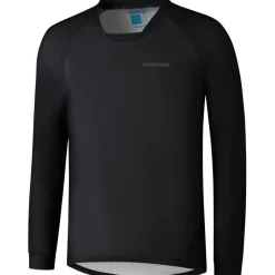 Shimano Myoko Warm MTB Fietsshirt met lange mouwen Heren - zwart