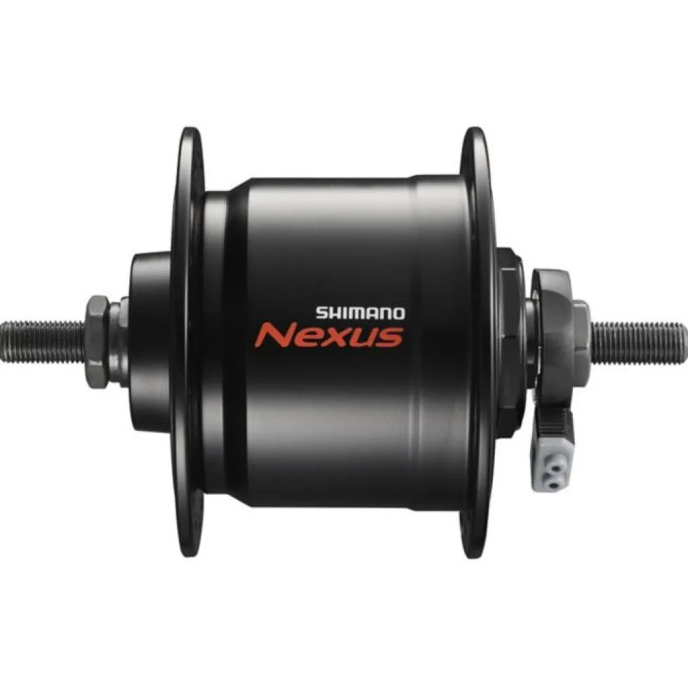 Shimano Nexus DH-C3000-3N-NT Hub Dynamo - Rim Brake - 9x100mm Nut Type - black