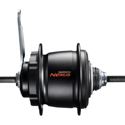 Naafversnellingen < Shimano Nexus SG-C6001-8CD Internal Gear Hub - Coaster Brake + 5-Bolt / 10x135mm Nut Type - 8-Speed - black