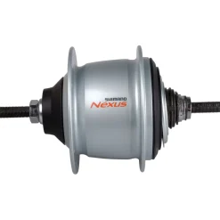 Shimano Nexus SG-C6011-8R/8V Internal Gear Hub - Rim Brake - 10x132mm - 8-Speed - silver