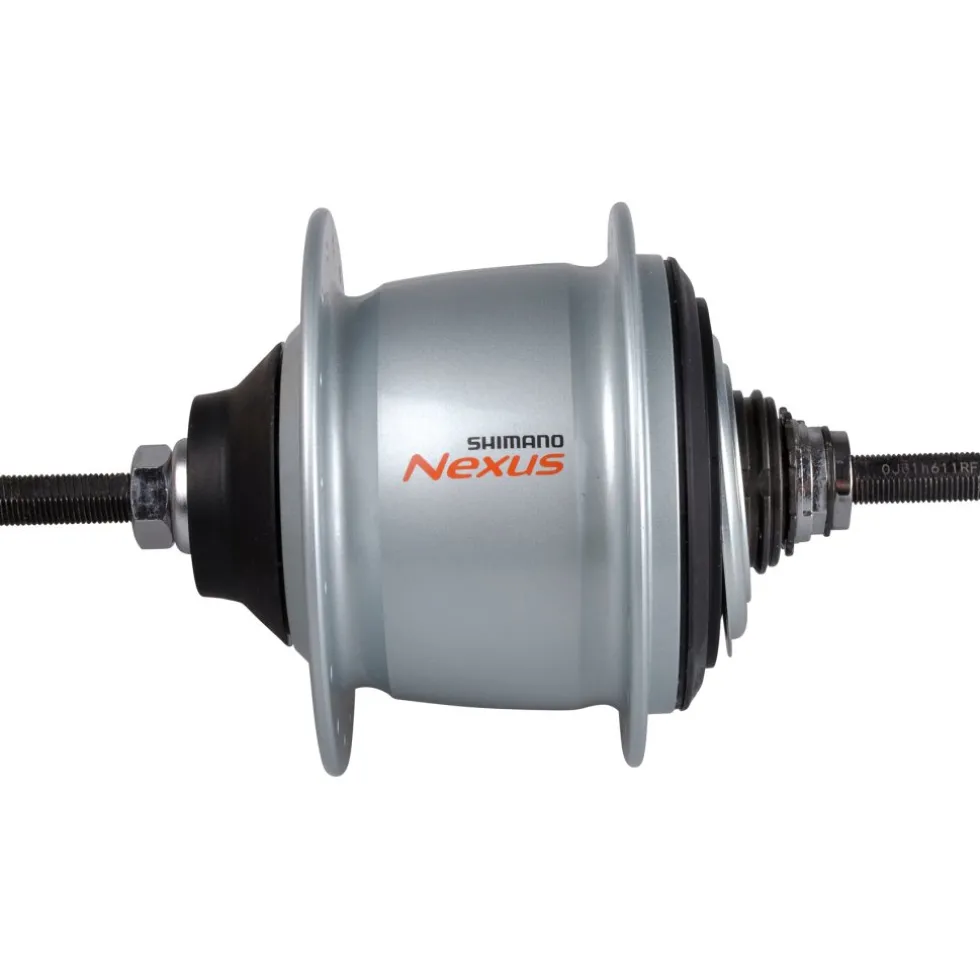 Shimano Nexus SG-C6011-8R/8V Internal Gear Hub - Rim Brake - 10x132mm - 8-Speed - silver