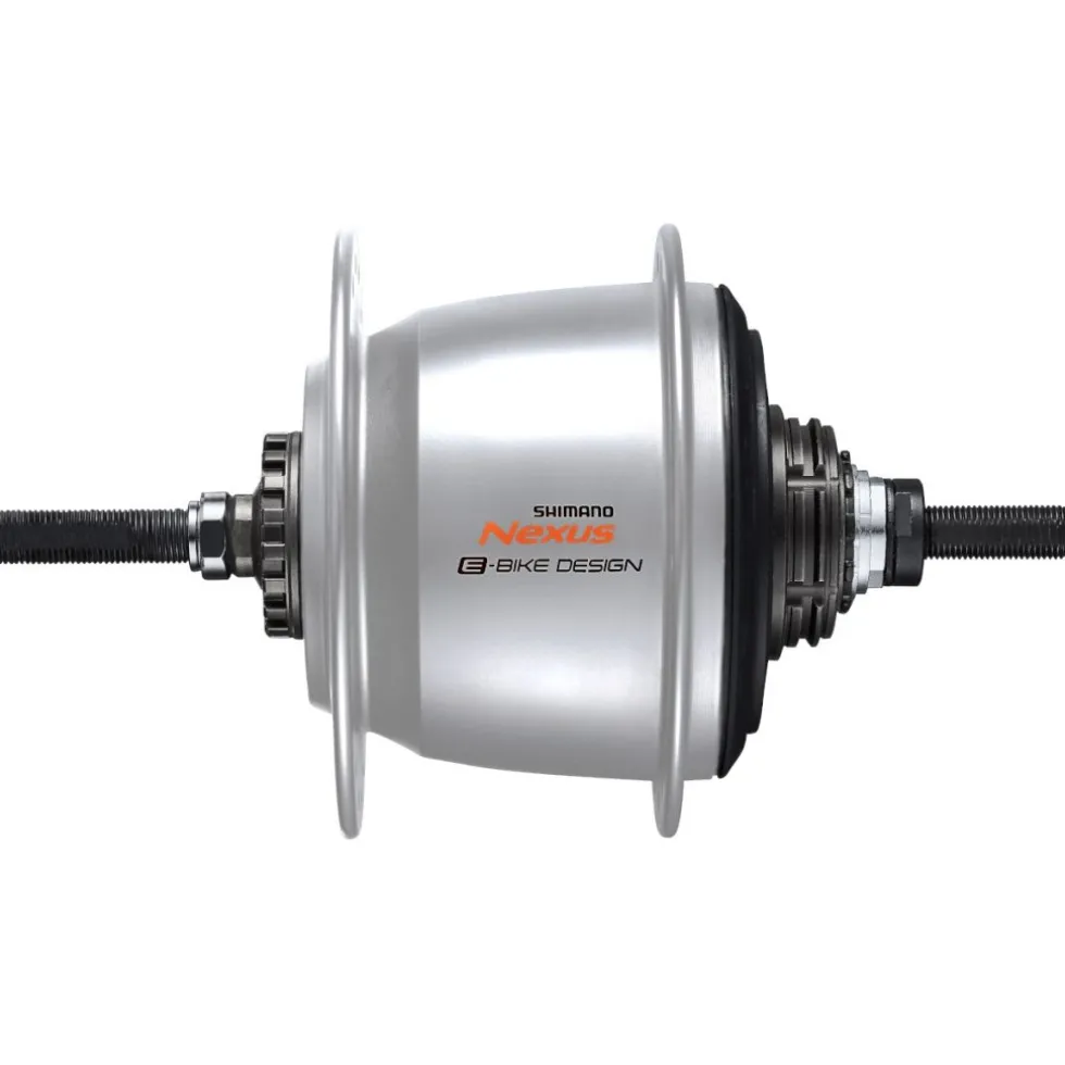 Shimano Nexus STePS SG-C7000-5R/5V Internal Gear Hub for E-Bike - Rim Brake - 10x135mm Nut Type - 5-Speed - silver