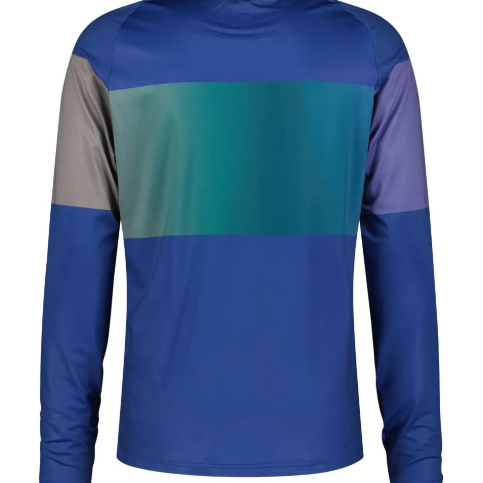 Shimano Parco Printed Heren-shirt met lange mouwen - mirror navy