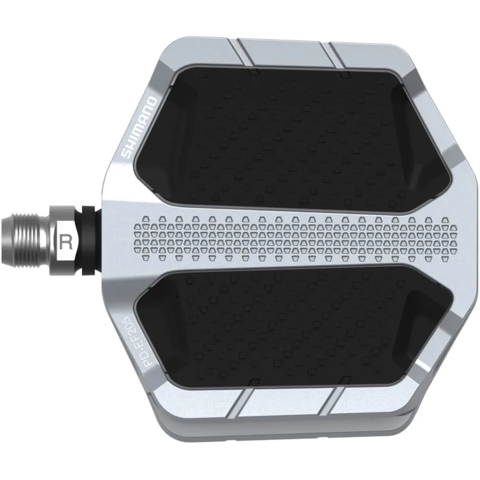 Platformpedalen < Shimano PD-EF205 Flat Pedalen - silver