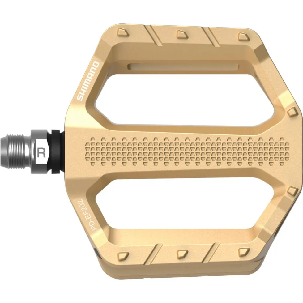 Shimano PD-EF202 Flat Pedal - gold