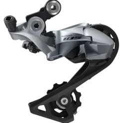 Derailleurs < Shimano 105 RD-R7000 Achterderailleur - Shadow RD | 2x11-Voudig - zilver
