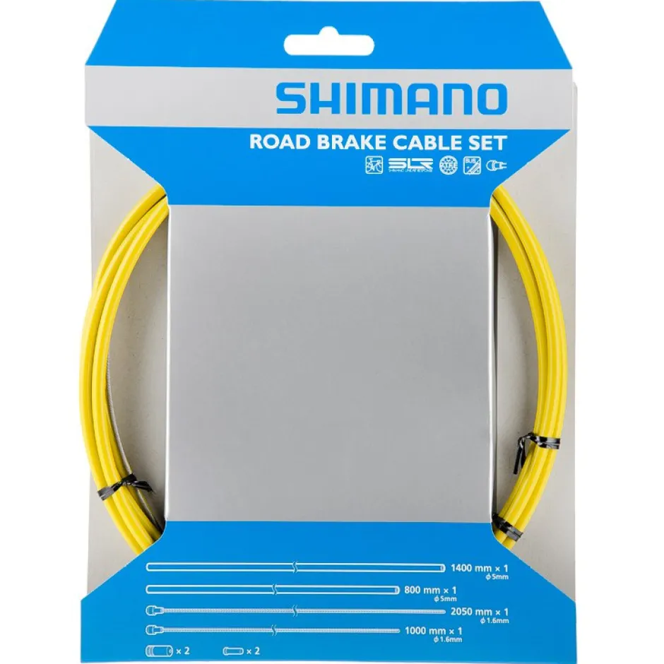 Bowdenkabels En Buitenkabels < Shimano Remkabelset - Road | Roestvrij Staal | SIL-TEC