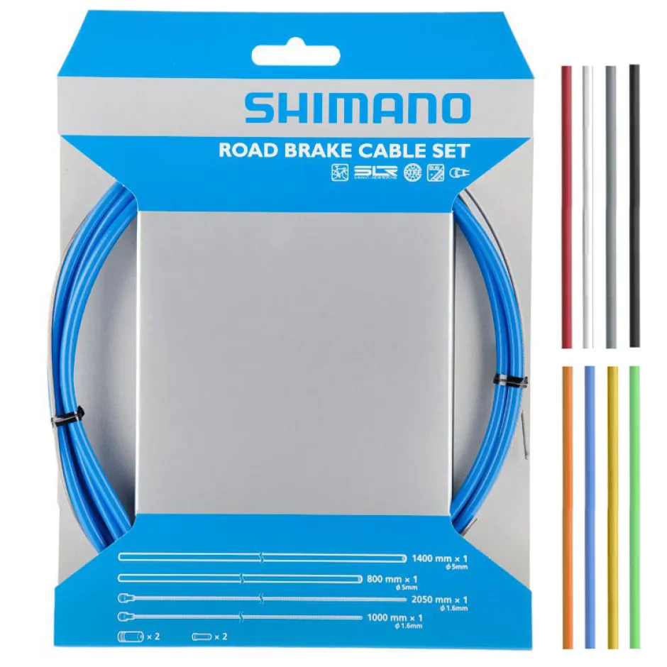 Bowdenkabels En Buitenkabels < Shimano Remkabelset - Road | Roestvrij Staal | SIL-TEC