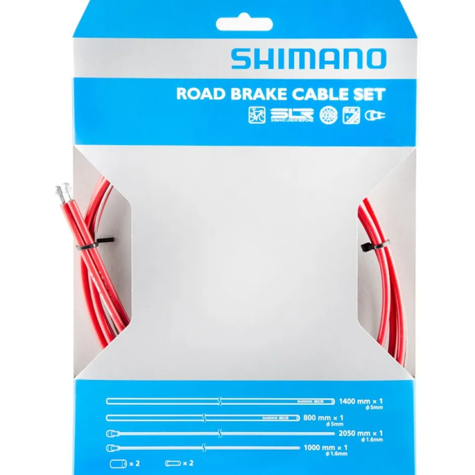 Bowdenkabels En Buitenkabels < Shimano Remkabelset - Road | Roestvrij Staal | SIL-TEC