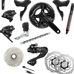Groepsets < Shimano 105 R7170 Schakelgroep - Di2 | 2x12 | CS-R7101 Cassette - 175mm | 52/36 | 11-34 - Speciale Aanbieding