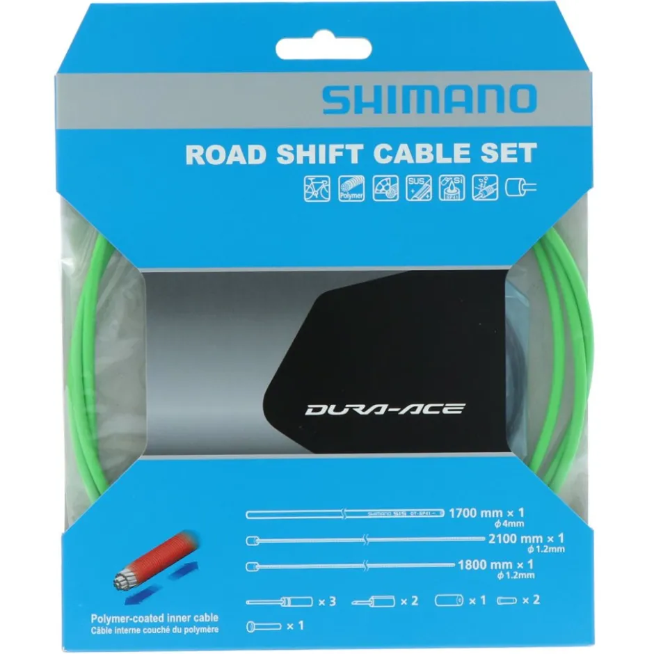 Bowdenkabels En Buitenkabels < Shimano Schakelkabelset - Road | Roestvrij Staal | met Polymeer Coating