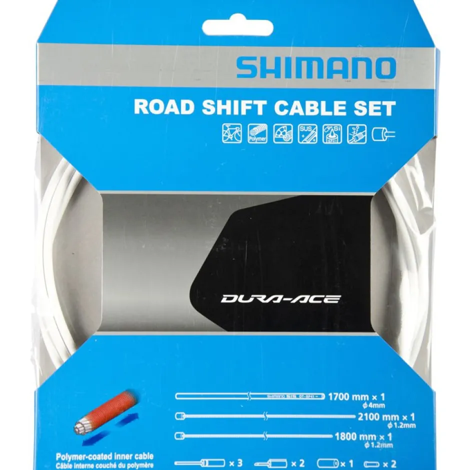 Bowdenkabels En Buitenkabels < Shimano Schakelkabelset - Road | Roestvrij Staal | met Polymeer Coating