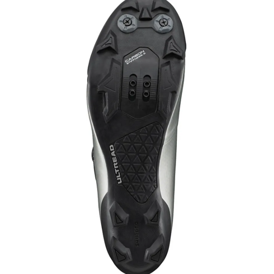 Klikschoenen|Mtb-Schoenen < Shimano SH-XC703 Fietsschoenen Heren - Breed - Zilver
