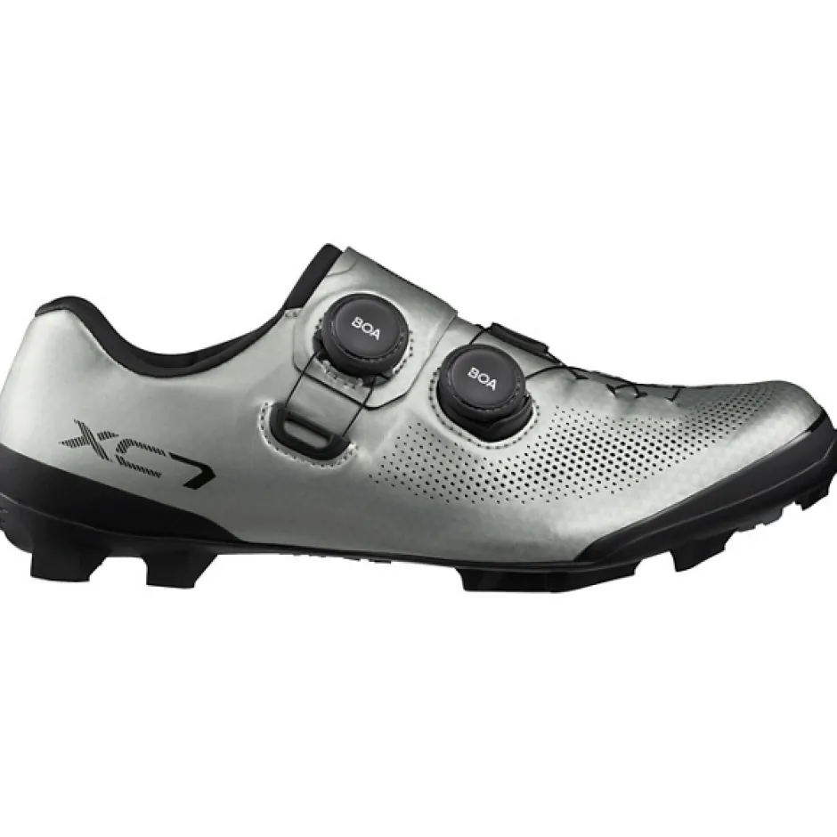 Klikschoenen|Mtb-Schoenen < Shimano SH-XC703 Fietsschoenen Heren - Breed - Zilver