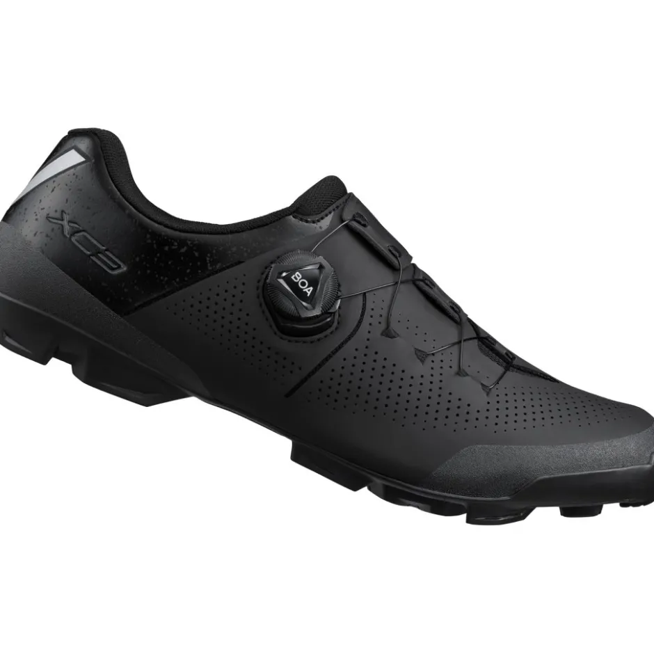 Klikschoenen|Mtb-Schoenen < Shimano SH-XC302 Fietsschoenen Heren - Breed - Zwart